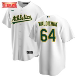 Oakland Athletics Ken Waldichuk White Home Replica Jersey