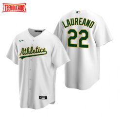 Oakland Athletics Ramon Laureano White Home Replica Jersey