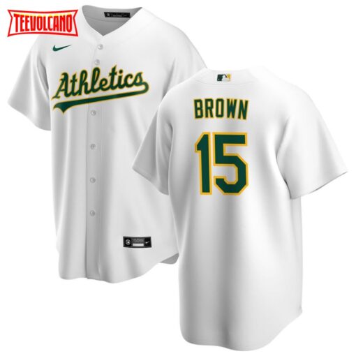 Oakland Athletics Seth Brown White Home Replica Jersey