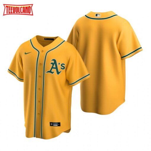 Oakland Athletics Team Gold Replica Alternate Jersey