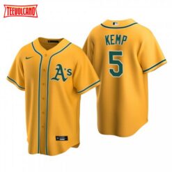 Oakland Athletics Tony Kemp Gold Alternate Replica Jersey