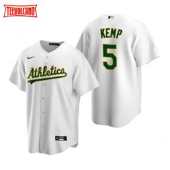 Oakland Athletics Tony Kemp White Home Replica Jersey