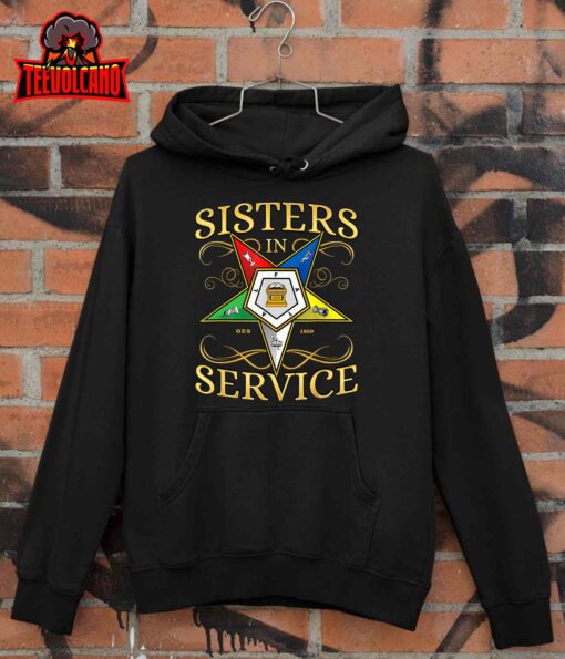 OES Sisters in Service Order of the Eastern Star T-Shirt