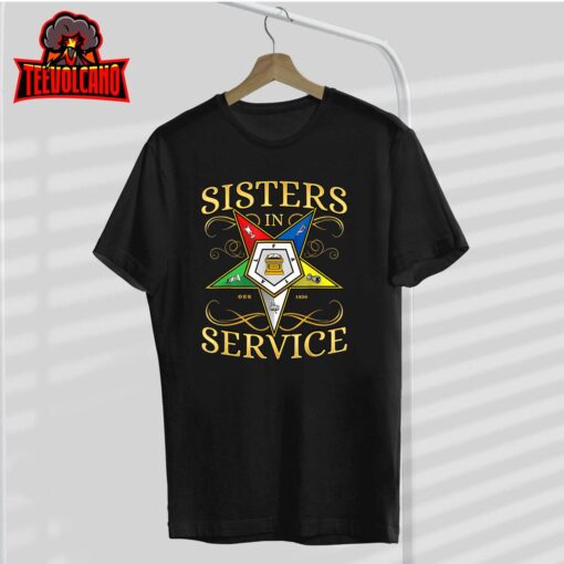 OES Sisters in Service Order of the Eastern Star T-Shirt