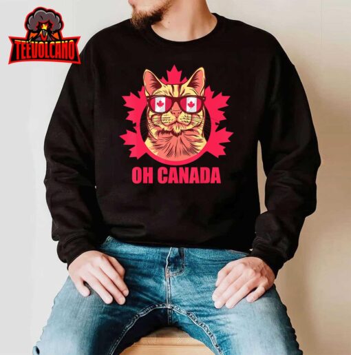 Oh Canada Canada Day Maple Leaf National Day 1st of July T-Shirt