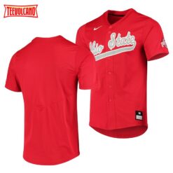 Ohio State Buckeyes College Baseball Red Elite Jersey