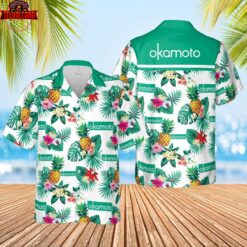 Okamoto Condoms Hawaiian Shirt and Shorts