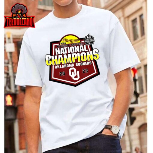 Oklahoma Sooners National Champs Softball 2023 WCWS T-Shirt