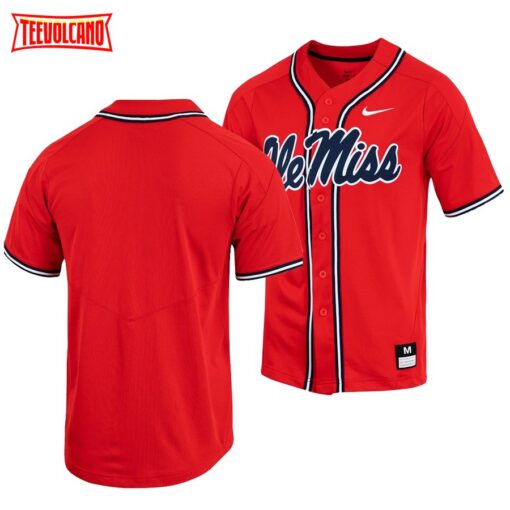 Ole Miss Rebels College Baseball Red Replica Jersey