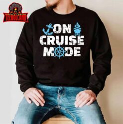 On Cruise Mode Funny Summer Cruise Vacation Family T-Shirt