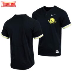 Oregon Ducks College Baseball Black Replica Jersey