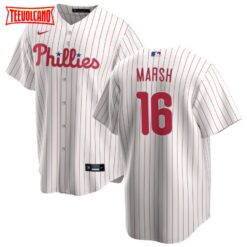 Philadelphia Phillies Brandon Marsh White Home Replica Jersey