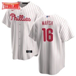 Philadelphia Phillies Brandon Marsh White Home Replica Jersey