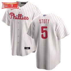 Philadelphia Phillies Bryson Stott White Home Replica Jersey