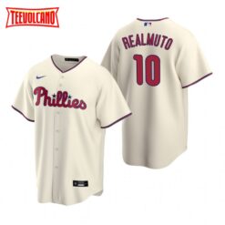 Philadelphia Phillies J.T. Realmuto Cream Alternate Replica Jersey