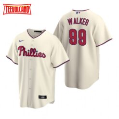 Philadelphia Phillies Taijuan Walker Cream Alternate Replica Jersey