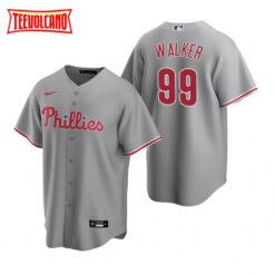 Philadelphia Phillies Taijuan Walker Gray Road Replica Jersey