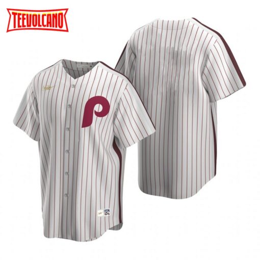 Philadelphia Phillies Team White Cooperstown Collection Jersey