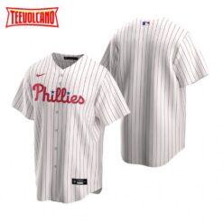 Philadelphia Phillies Team White Replica Home Jersey