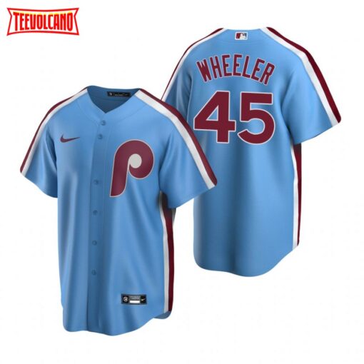 Philadelphia Phillies Zack Wheeler Light Blue Alternate Replica Jersey