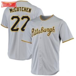 Pittsburgh Pirates Andrew McCutchen Gray Road Replica Jersey