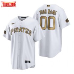 Pittsburgh Pirates Custom White 2022 All-Star Game Replica Jersey
