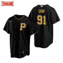 Pittsburgh Pirates Ji Man Choi Black Replica Jersey