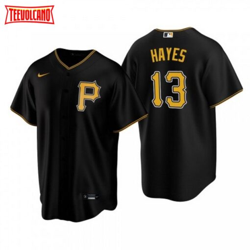 Pittsburgh Pirates Ke’Bryan Hayes Black Replica Jersey