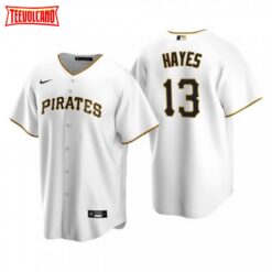 Pittsburgh Pirates Ke’Bryan Hayes White Home Replica Jersey