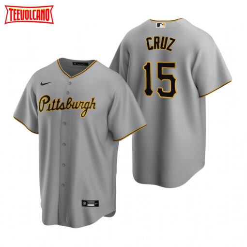 Pittsburgh Pirates Oneil Cruz Gray Road Replica Jersey