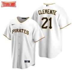 Pittsburgh Pirates Roberto Clemente White Replica Jersey