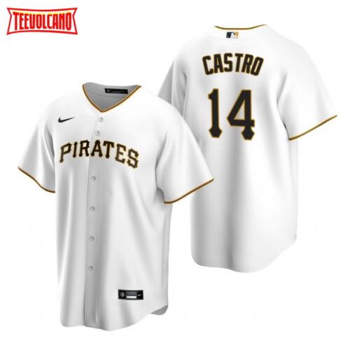 Pittsburgh Pirates Rodolfo Castro White Home Replica Jersey