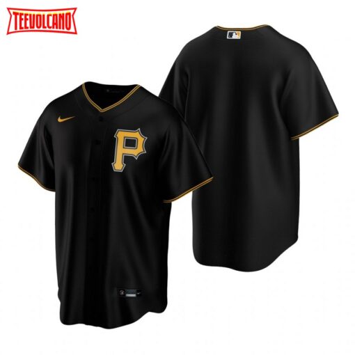 Pittsburgh Pirates Team Black Replica Alternate Jersey