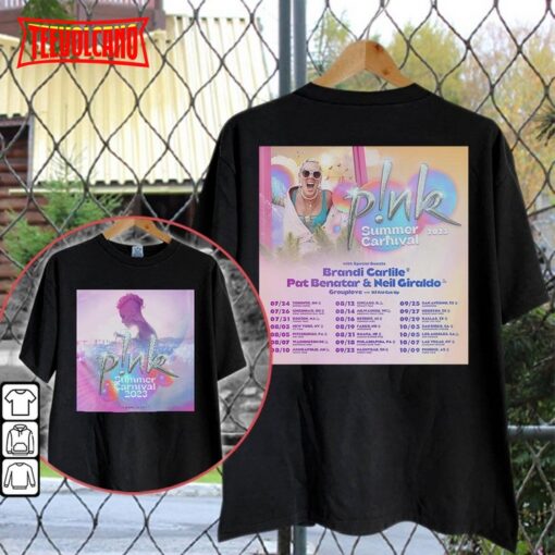 P!nk Summer Carnival Tour 2023 Double Sided Shirt