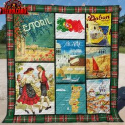 Portugal 3D Customized Quilt Blanket