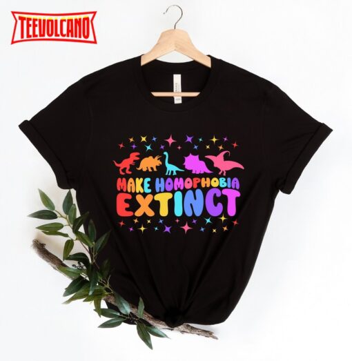 Pride Month T-Shirt, Make Homophobia Extinct T-Shirt