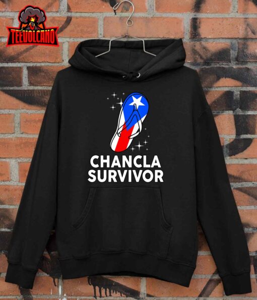 Puerto Rican Flag La Chancla Survivor Rico Hispanic Heritage T-Shirt