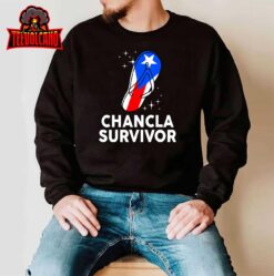 Puerto Rican Flag La Chancla Survivor Rico Hispanic Heritage T-Shirt