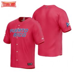 Puerto Rico Red 2023 World Baseball Classic Jersey