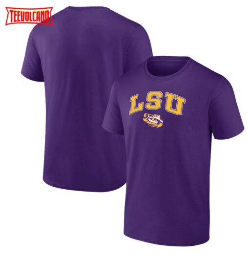 Purple LSU Tigers Campus T-Shirt