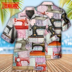 Quilting Machine Knit Fabric Hawaiian Shirt