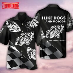 Racing I Like Dogs Hawaiian Shirt