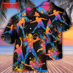 Racquetball Color Art Hawaiian Shirt