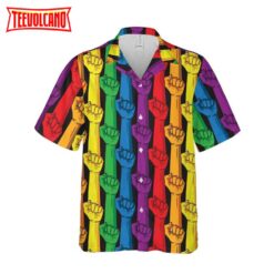 Rainbow Color LGBT Hawaiian Shirt