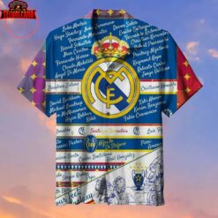 Real Madrid Football Club Fans Commemorative Hawaiian shirt