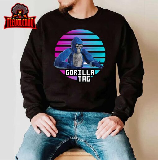 Retro Gorilla Tag shirt, Gorilla Tag Merch Monke Boys Gifts T-Shirt