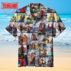 Royal Canadian Mounted Police Collage Hawaiian Shirt