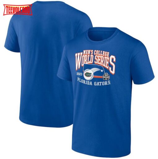 Royal Florida Gators 2023 NCAA Men’s Baseball College World Series T-Shirt