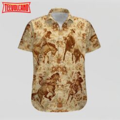 Saddle Bronc Hawaiian Shirt