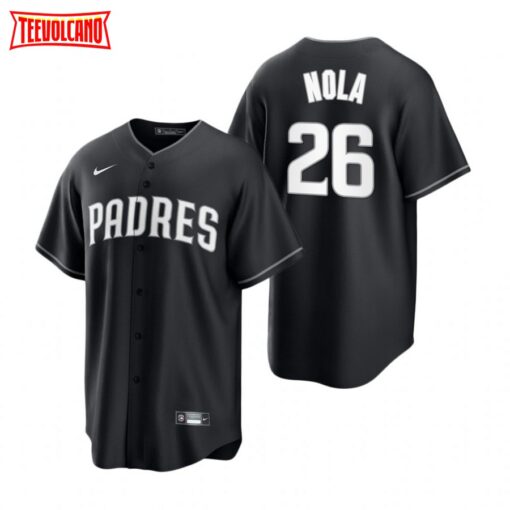 San Diego Padres Austin Nola Black White Fashion Replica Jersey